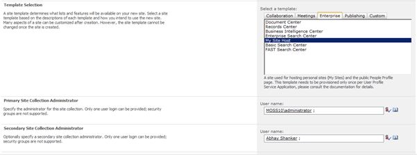 site collection administrator 